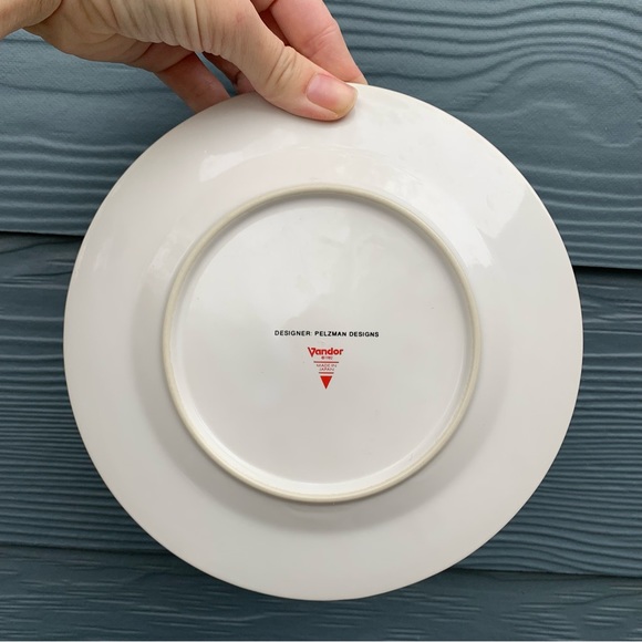 Vintage 1982 Vandor Cat Plate Set (2) - Picture 6 of 10